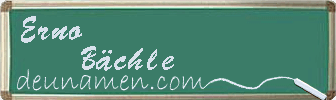 Erno Bächle Visitenkarte